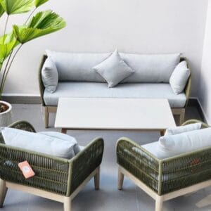 SOFA SET ĐAN DÂY NGOÀI TRỜI