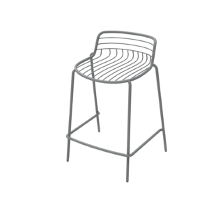 GHẾ BAR TOBE OUTDOOR STOOL MINI H.63cm