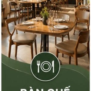 Bàn ghế Cafe – Nhà hàng
