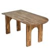 Bàn ăn áp tường 160x80cm gỗ tràm