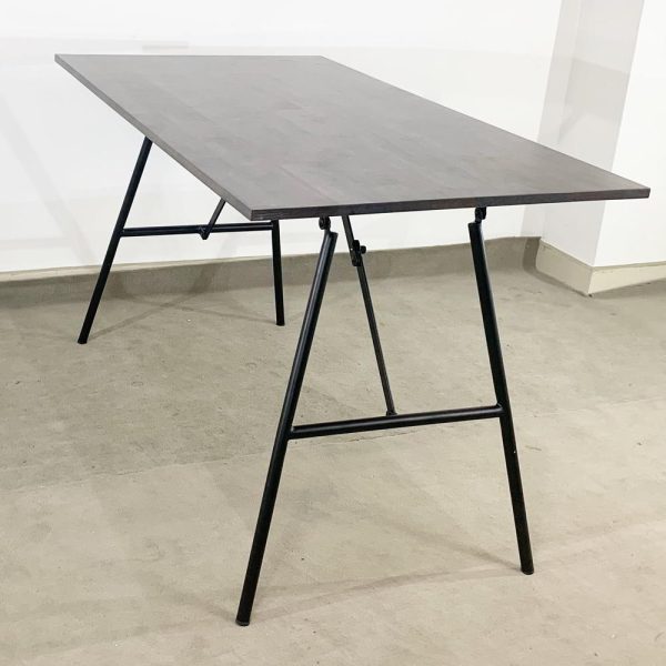 Bàn ăn ARGON 120cm chân gấp gọn tiện lợi - hình 1