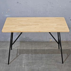 Bàn ăn Argon 120x70cm gỗ cao su - hình 5