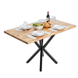 Bàn ăn chữ nhật 120x70cm gỗ tràm
