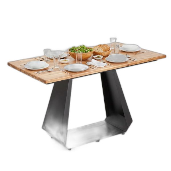 Bàn ăn chữ nhật 120x70cm gỗ tràm