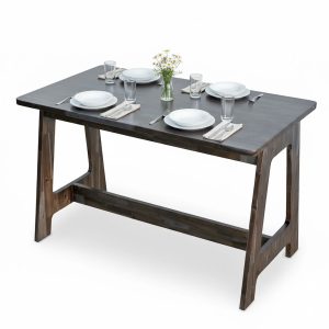 Bàn ăn chữ nhật 120x70cm gỗ tràm - hình 1