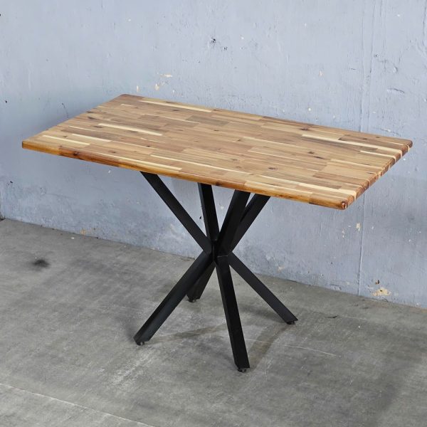 Bàn ăn chữ nhật 120x70cm gỗ tràm - hình 5