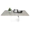 Bàn ăn chữ nhật 140 160x80cm mặt gỗ Plywood chân sắt