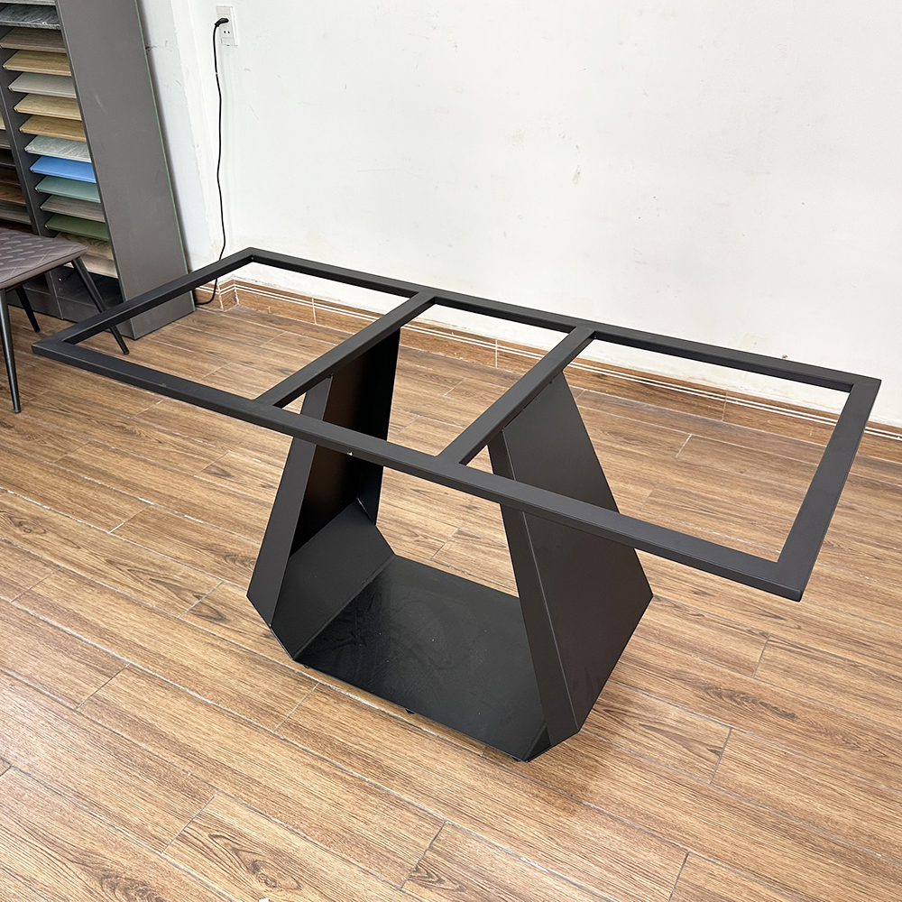 Bàn ăn chữ nhật 140 160x80cm mặt gỗ Plywood chân sắt Bàn ăn chữ nhật 140 160x80cm mặt gỗ Plywood chân sắt - hình 4