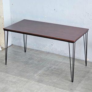 Bàn ăn chữ nhật 140x70cm gỗ cao su - hình 1
