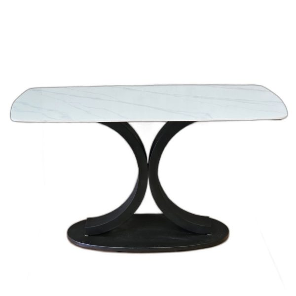 Bàn ăn chữ nhật 140x80cm mặt ceramic