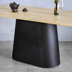 Bàn ăn chữ nhật 160x80cm gỗ cao su - hình 1