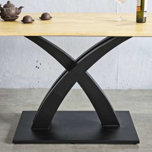 Bàn ăn chữ nhật 160x80cm gỗ cao su - hình 1