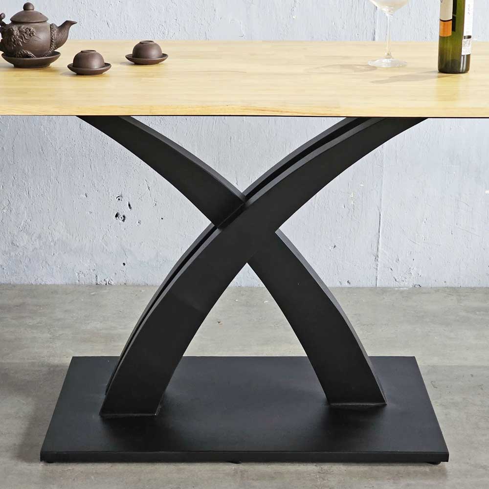 Bàn ăn chữ nhật 160x80cm gỗ cao su Bàn ăn chữ nhật 160x80cm gỗ cao su - hình 1