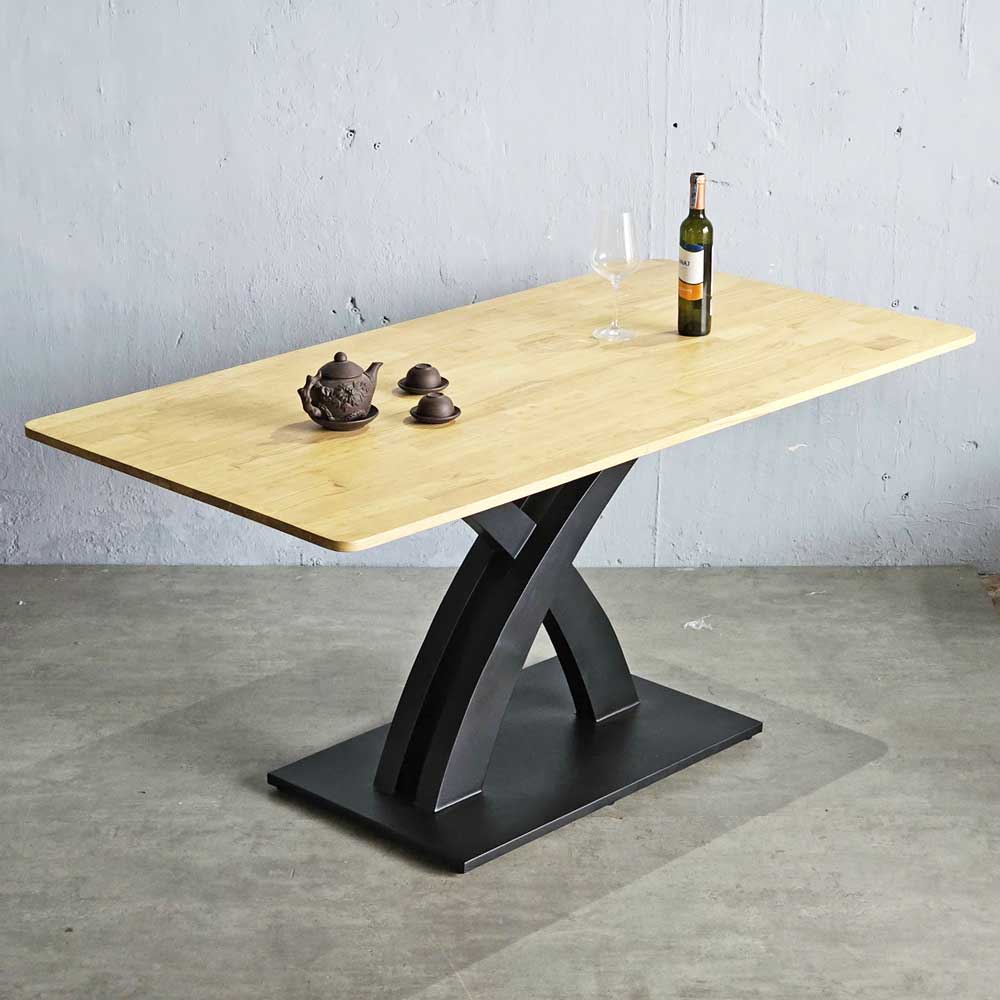 Bàn ăn chữ nhật 160x80cm gỗ cao su Bàn ăn chữ nhật 160x80cm gỗ cao su - hình 5