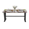 Bàn ăn chữ nhật 180x80cm gỗ tràm