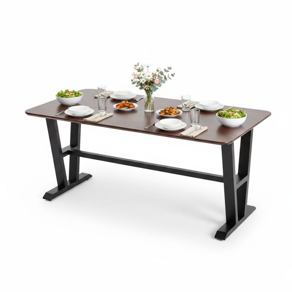 Bàn ăn chữ nhật 180x80cm gỗ tràm - hình 1