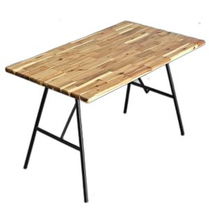 Bàn ăn gấp gọn Argon 120x70cm gỗ tràm