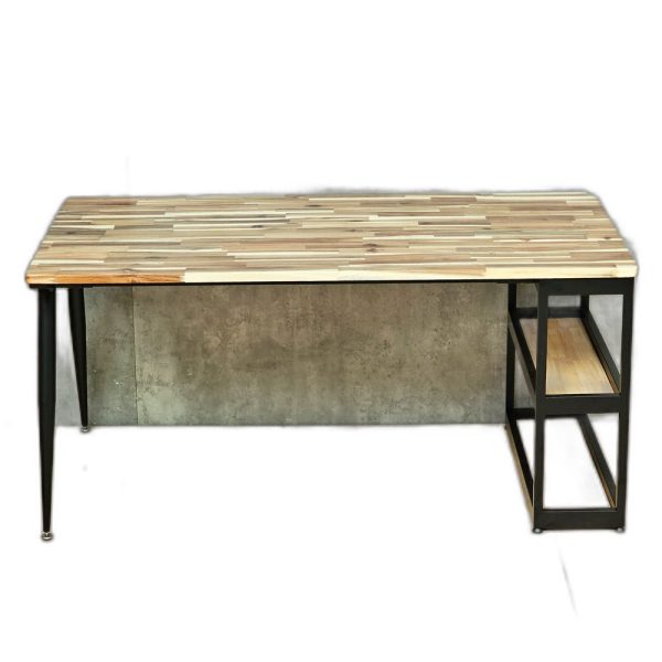 Bàn ăn liền kệ 160x80 gỗ tự nhiên