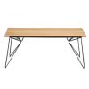 Bàn ăn ngoài trời 180x80cm gỗ nhựa