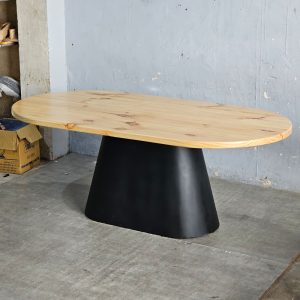 Bàn ăn Oval 200x100cm gỗ thông Newzealand - hình 1
