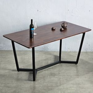 Bàn ăn TOGI gỗ Tràm chân sắt 160x80cm - hình 3