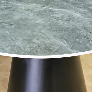 Bàn ăn tròn 120cm mặt ceramic chân sắt - hình 1