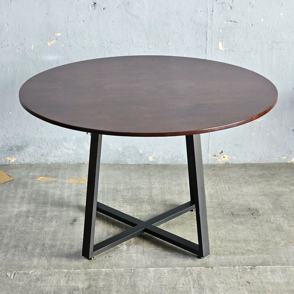 Bàn ăn tròn 120x120cm gỗ cao su Bàn ăn tròn 120x120cm gỗ cao su - hình 2
