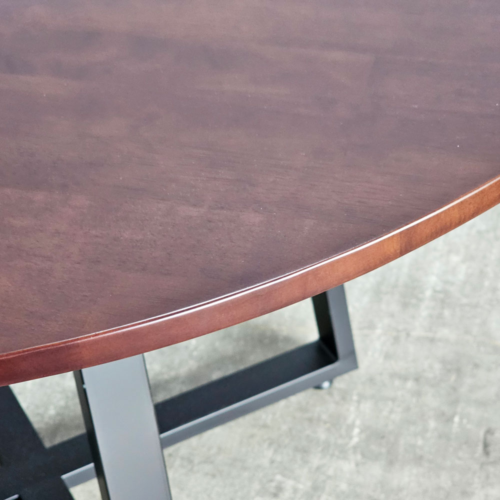 Bàn ăn tròn 120x120cm gỗ cao su Bàn ăn tròn 120x120cm gỗ cao su - hình 3