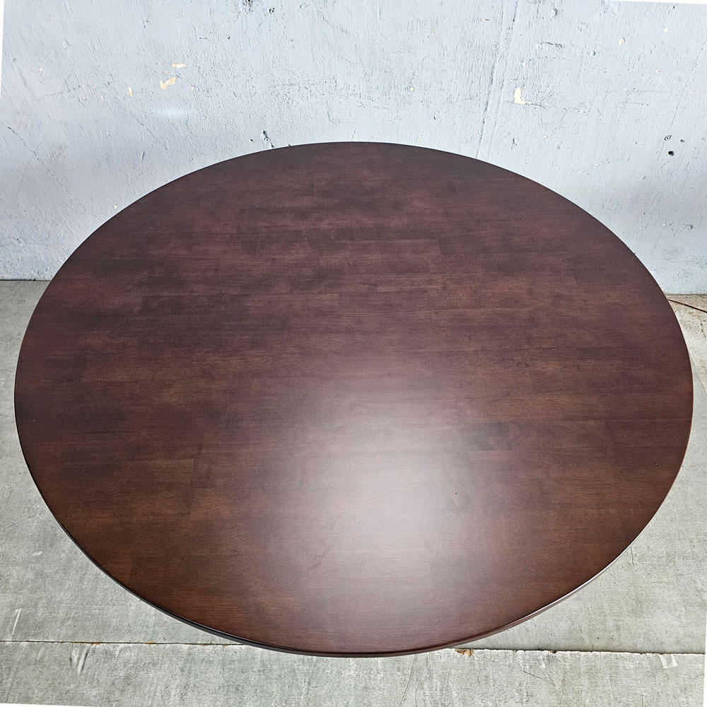 Bàn ăn tròn 120x120cm gỗ cao su Bàn ăn tròn 120x120cm gỗ cao su - hình 5
