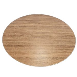 Bàn ăn tròn 120x120cm gỗ plywood chân sắt
