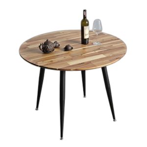 Lỗi 404 Bàn ăn tròn đk 100cm gỗ tràm chân sắt CONE