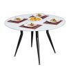 Bàn ăn tròn đk 120cm gỗ cao su