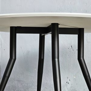 Bàn ăn tròn đk 120cm gỗ cao su - hình 1