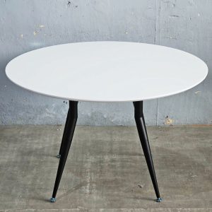 Bàn ăn tròn đk 120cm gỗ cao su - hình 5