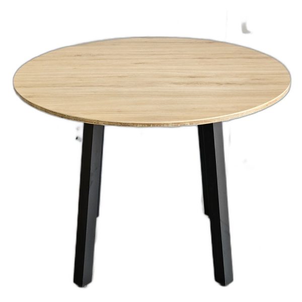 Bàn ăn tròn Gerda 100x100cm gỗ plywood