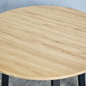 Bàn ăn tròn Gerda 100x100cm gỗ plywood - hình 1