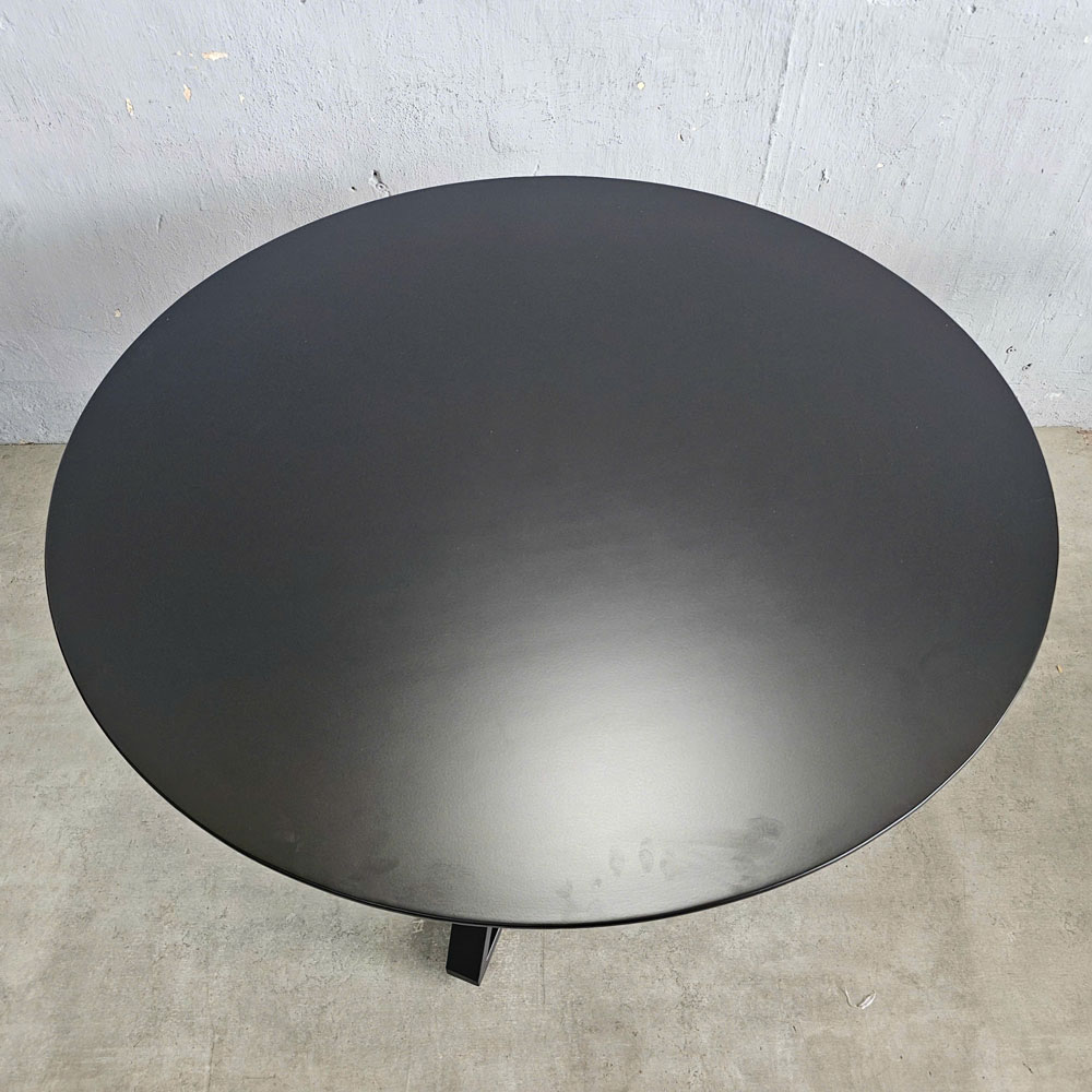 Bàn ăn tròn VERA 100cm gỗ cao su chân sắt Bàn ăn tròn VERA 100cm gỗ cao su chân sắt - hình 5