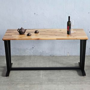 Bàn ăn VAP 150x60cm gỗ tràm chân sắt - hình 1