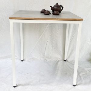 Bàn ăn vuông 70cm gỗ Plywood chân sắt - hình 1
