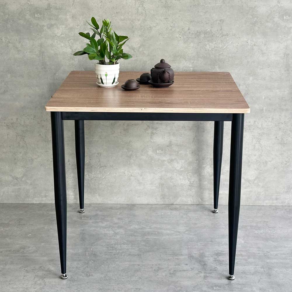 Bàn Ăn vuông 80cm gỗ Plywood chân sắt vuốt côn Bàn Ăn vuông 80cm gỗ Plywood chân sắt vuốt côn - hình 4