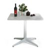Bàn ăn vuông 85x85cm mặt đá chân sắt sơn tĩnh điện