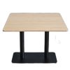 Bàn ăn vuông MEKO 95x95cm gỗ plywood chân sắt