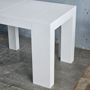 Bàn ăn xếp gọn gỗ cao su - hình 1