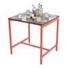 Bàn bar 90x80x90cm gỗ cao su chân sắt lắp ráp