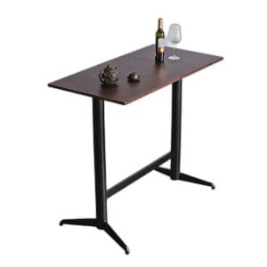 Bàn bar chữ nhật 120x60cm chân sắt sơn tĩnh điện