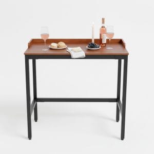 Bàn bar lắp ráp 120x60cm gỗ cao su - hình 1