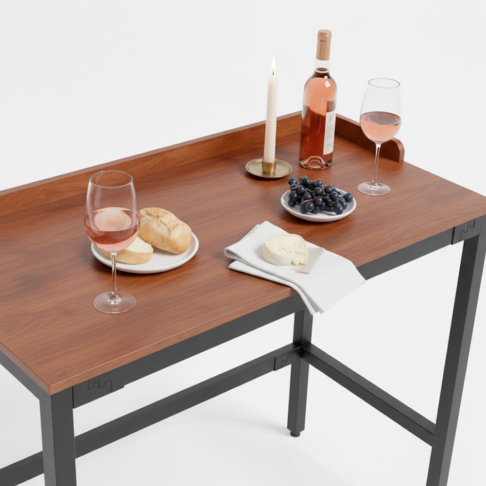 Bàn bar lắp ráp 120x60cm gỗ cao su Bàn bar lắp ráp 120x60cm gỗ cao su - hình 2