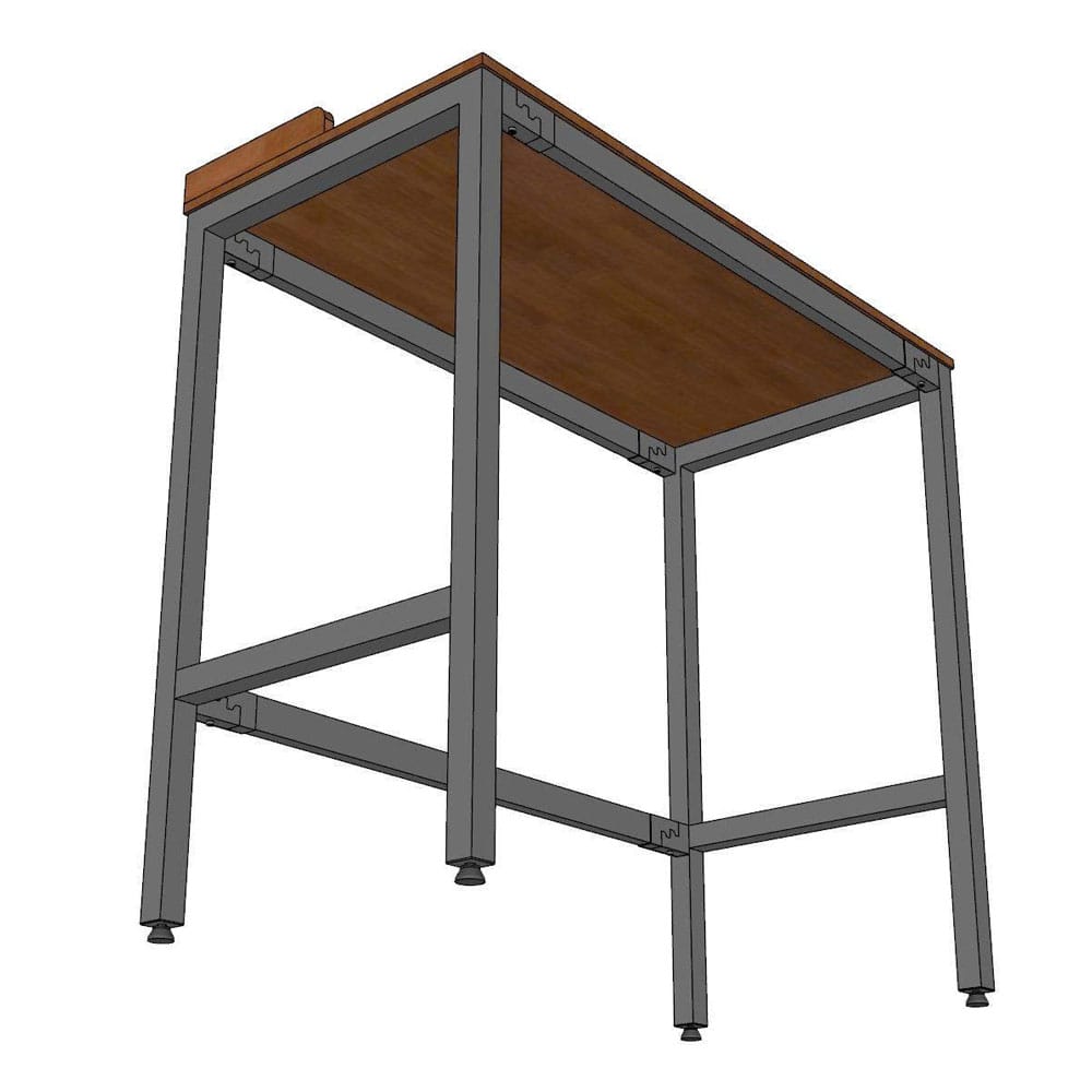 Bàn bar lắp ráp 120x60cm gỗ cao su Bàn bar lắp ráp 120x60cm gỗ cao su - hình 4
