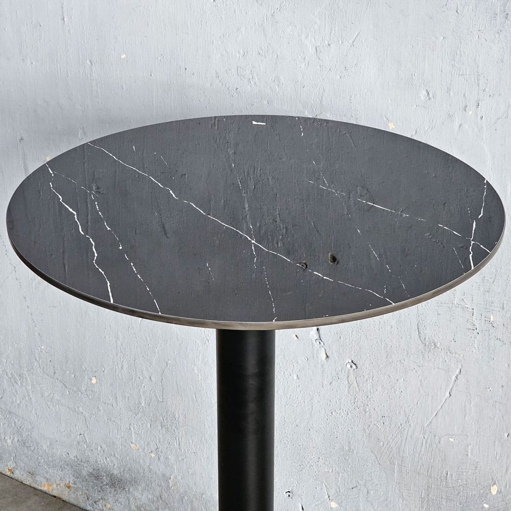 Bàn bar tròn 60cm có gác chân mặt ceramic Bàn bar tròn 60cm có gác chân mặt ceramic - hình 4