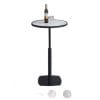 Bàn bar tròn 60cm gạch men chân sắt trụ tròn
